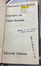 Concepto de clases sociales